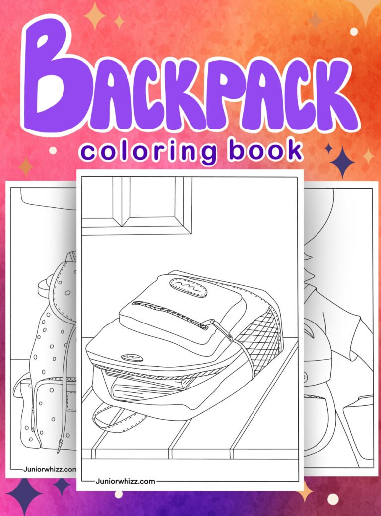 Backpack Coloring Pages