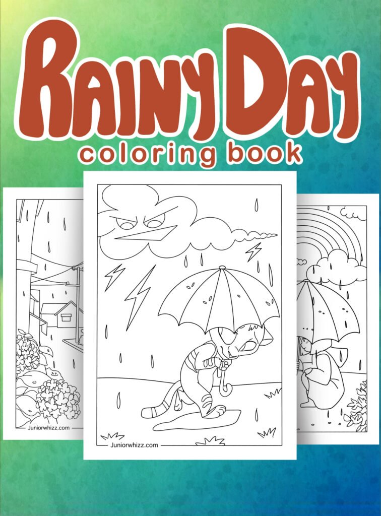 Rainy Day Coloring Pages