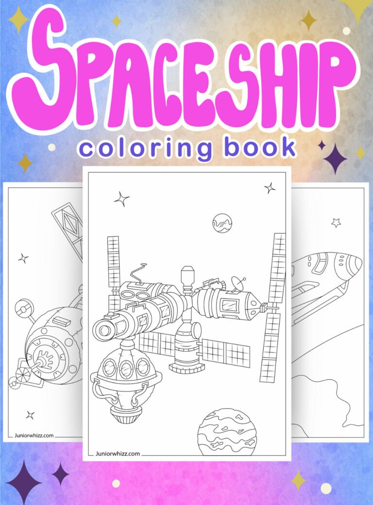 Spaceship Coloring Pages