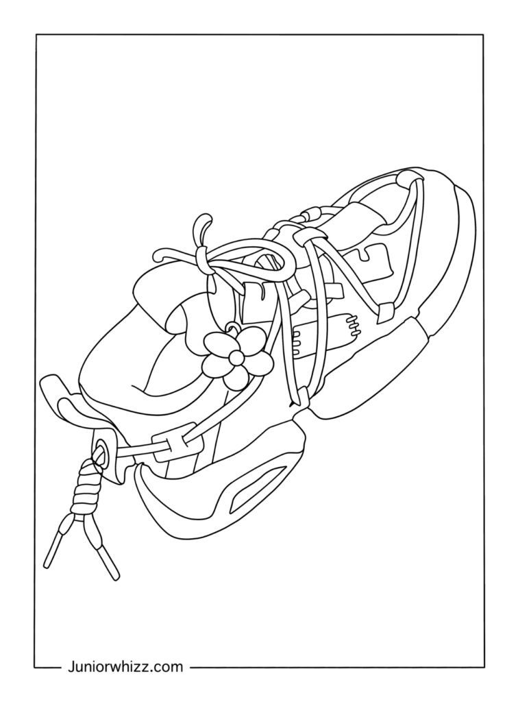 A Cute Sneaker Drawing