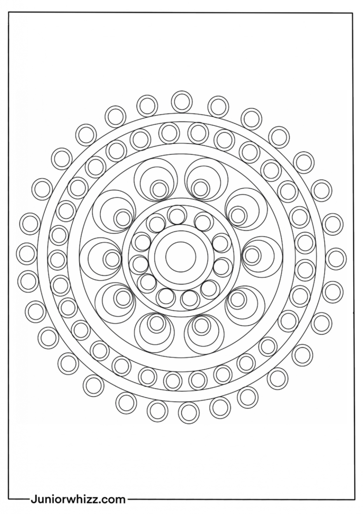 Circle Coloring Pages and Book (12 Free Printable PDFs)