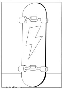 Skateboard Coloring Pages (14 Free Printable PDFs)