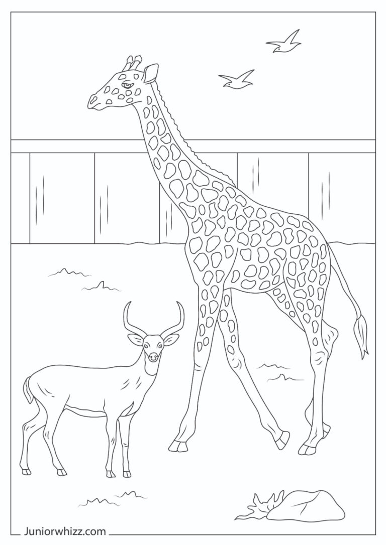 Printable Realistic Animals Coloring Pages With Book (2022)