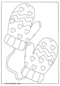 Mittens Coloring Pages for Kids (13 Printable PDFs)