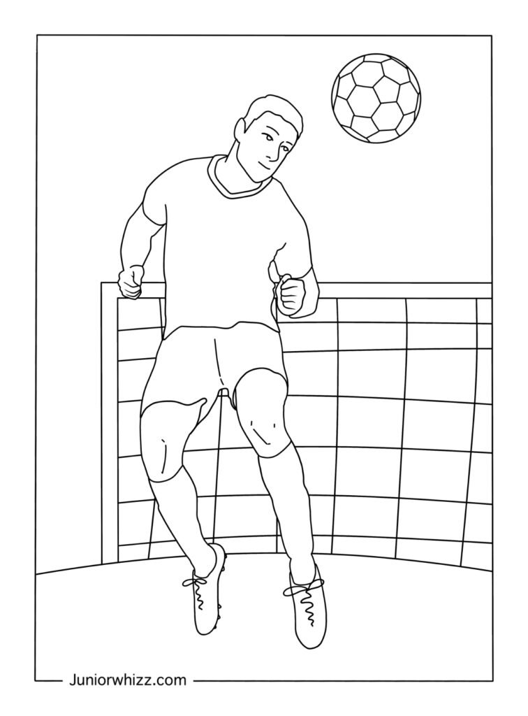 English Football Player Drawing