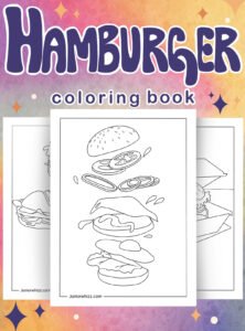 Hamburger Coloring Pages