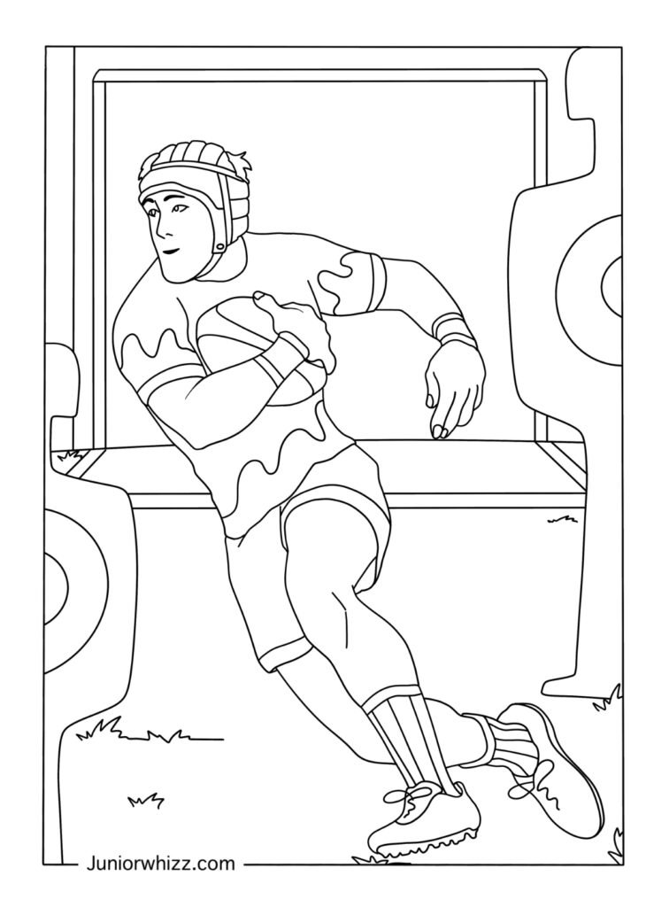 NFL Football Coloring Page