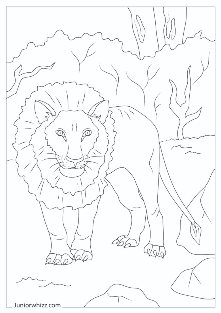 Printable Realistic Animals Coloring Pages With Book (2022)