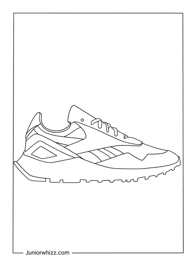 Single Sneaker Drawing