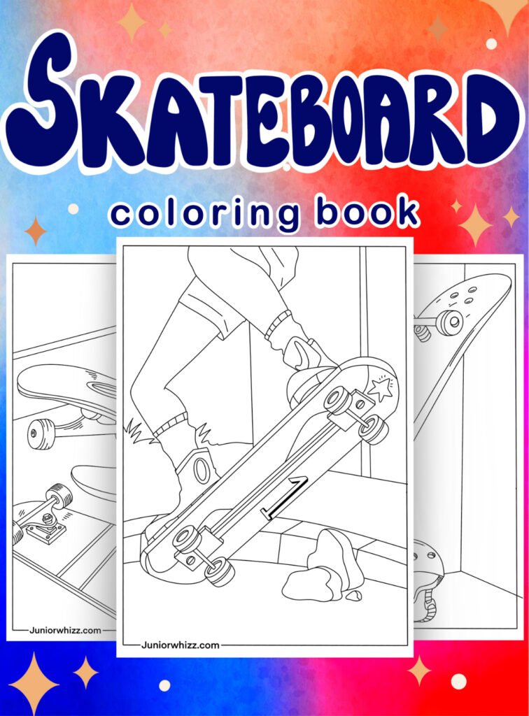Skateboard Coloring Pages