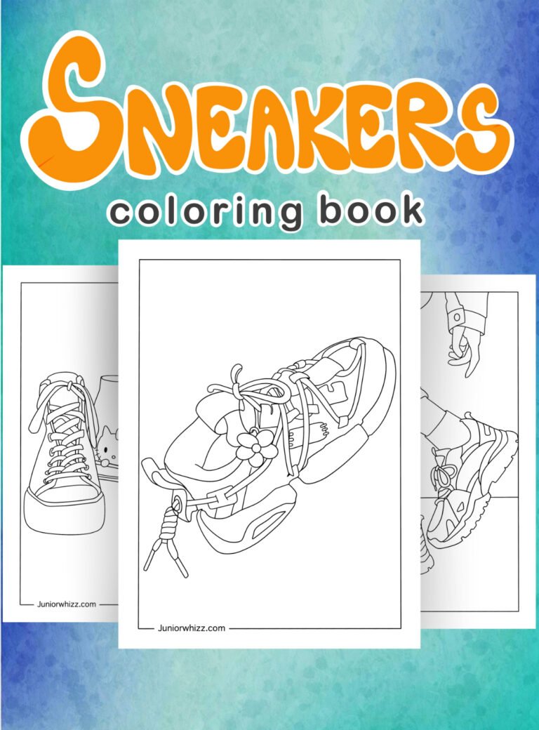 Sneakers Coloring Pages