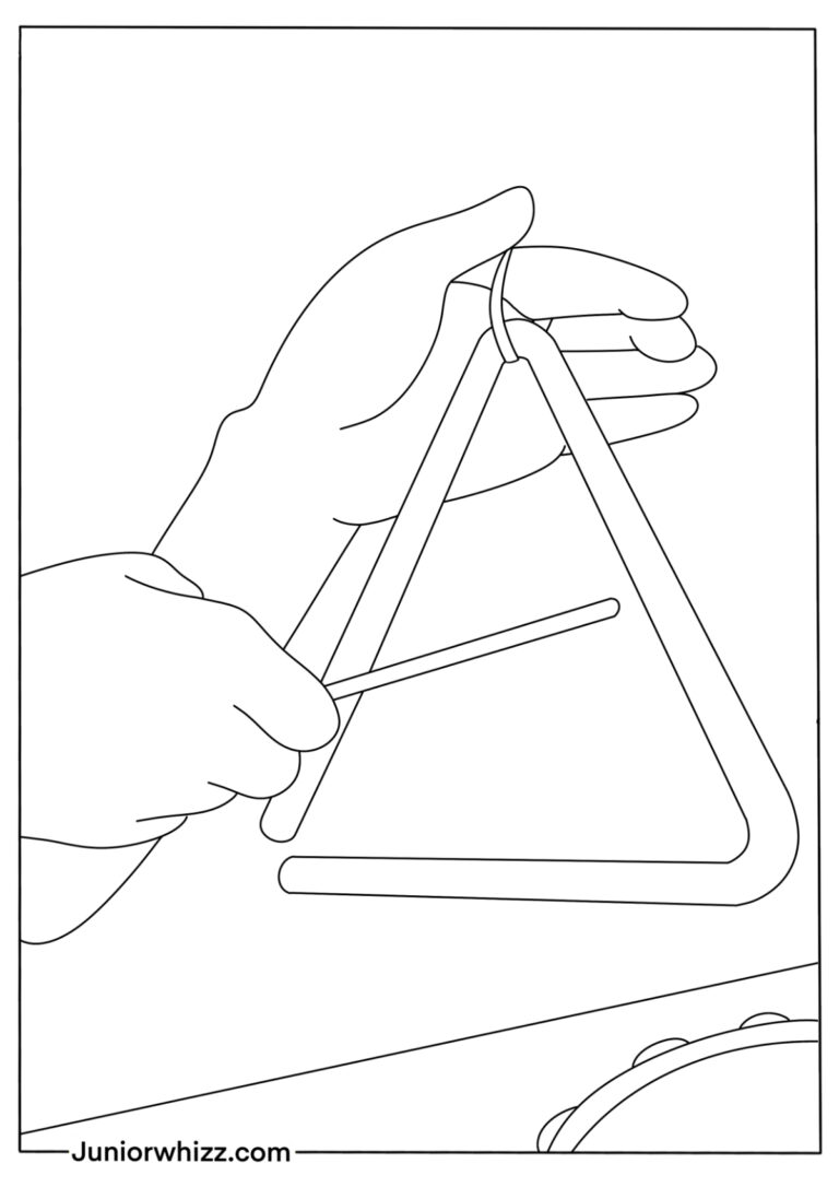 Triangular Dinner Bell Drawing