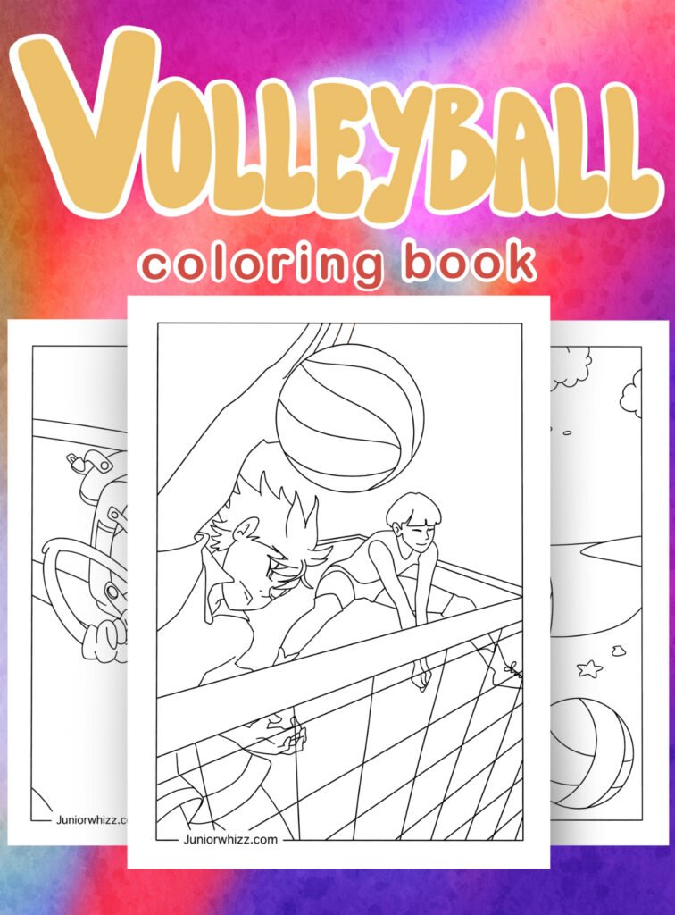 Volleyball Coloring Pages