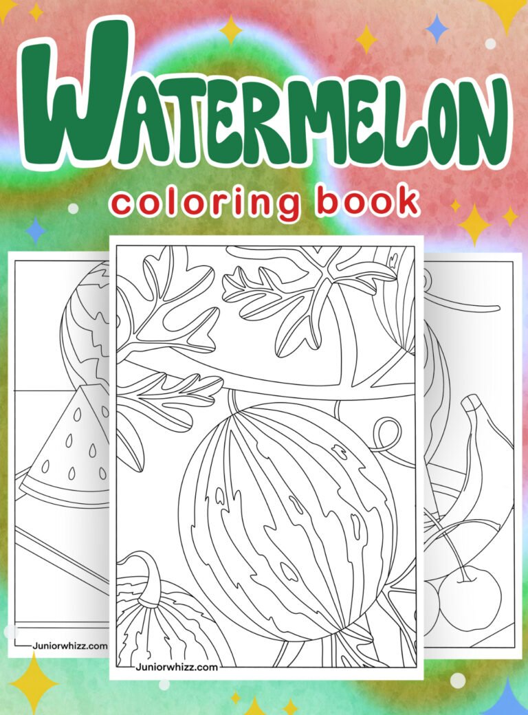 Watermelon Coloring Pages