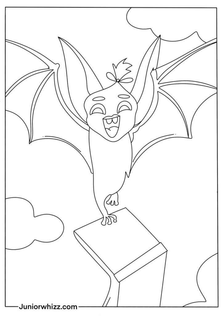 Cartoon Bat Drawing