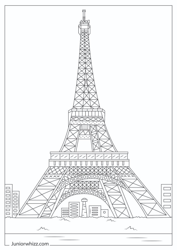 Eiffel Tower Real Drawing