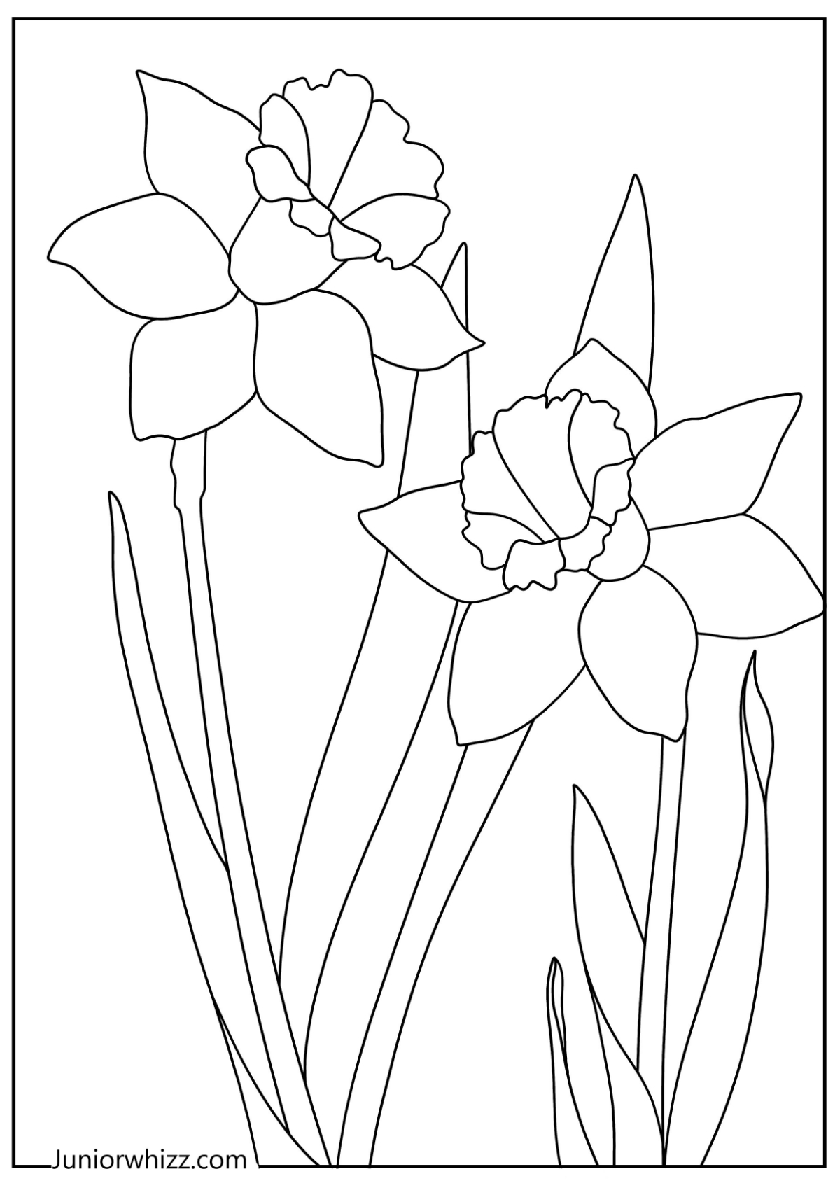 Color Pages Spring Flowers Color Pages Spring Flowers