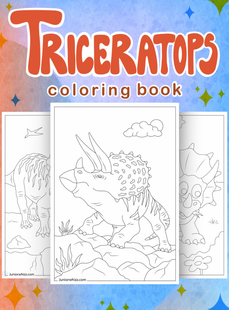 Triceratops Coloring Pages